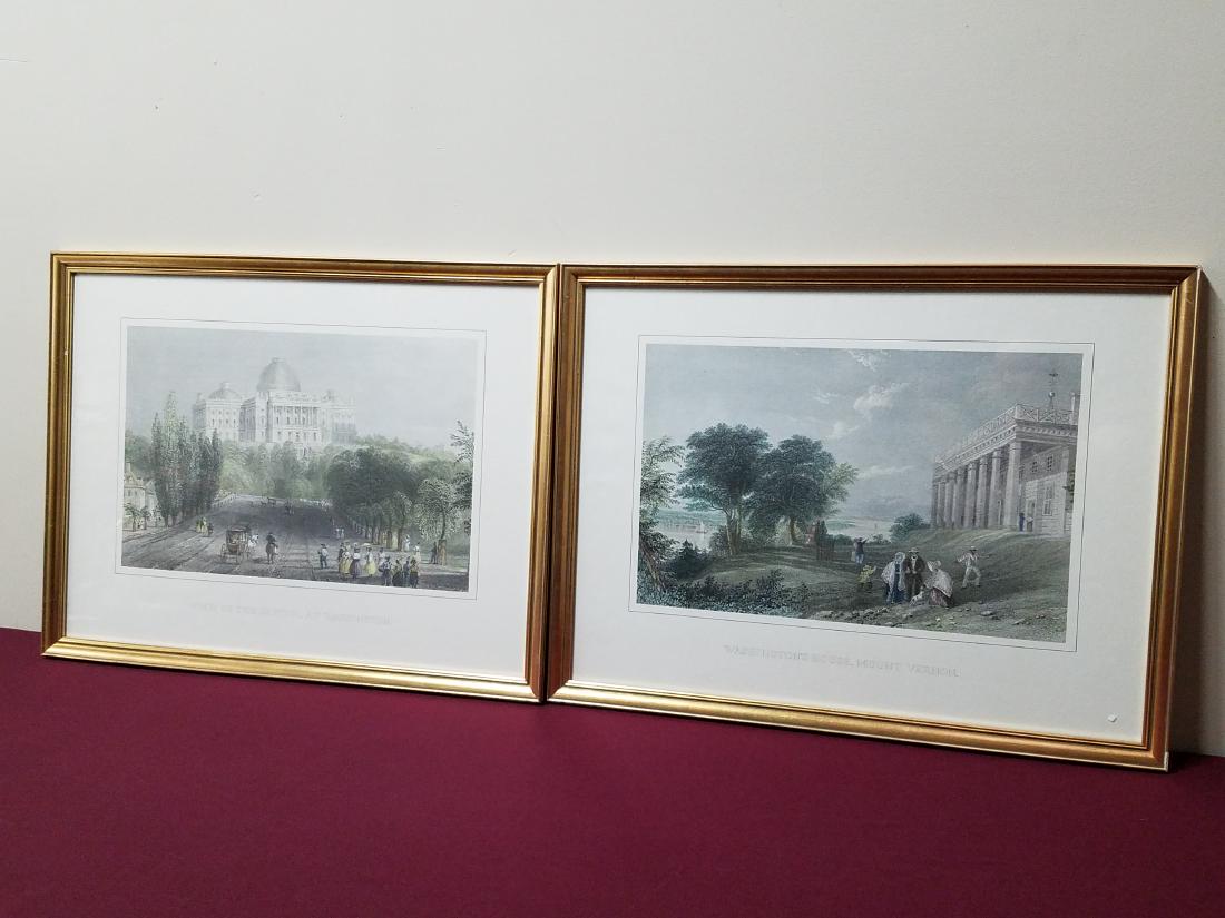 2 Washington Prints incl Capitol and Mt. Vernon (1 of 3)