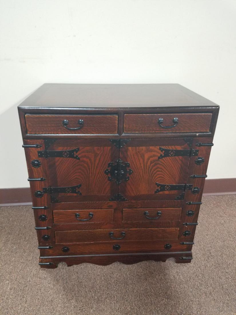 Korean Cabinet: 22" wide x 15-1/2" deep x 24" high.