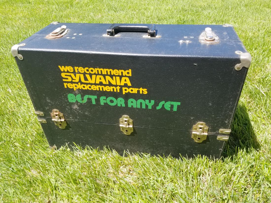 Sylvania TV Repair Chest and 163 Tubes (1 of 2)