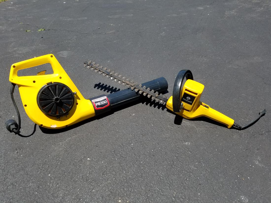 PB350 Blower and Rockwell Hedge Trimmer: PB350 Blower and Rockwell Hedge Trimmer