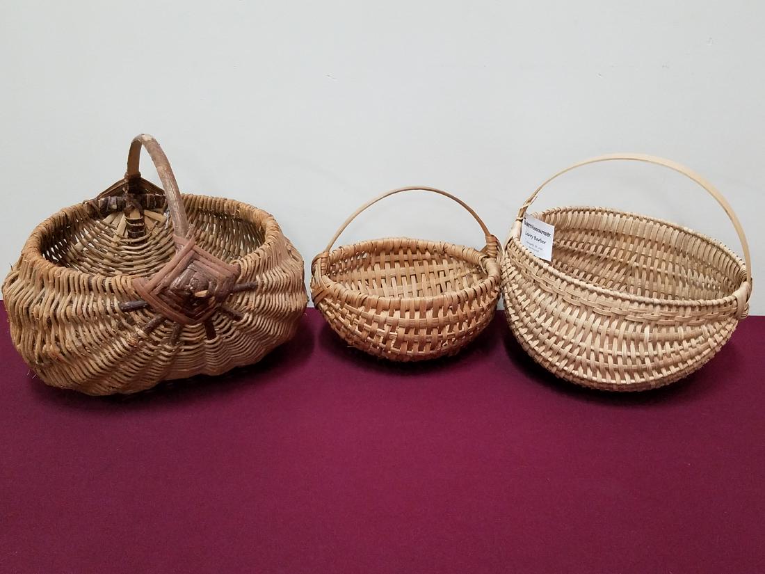 3 Splintwood Baskets incl Larry Barber (1 of 2)