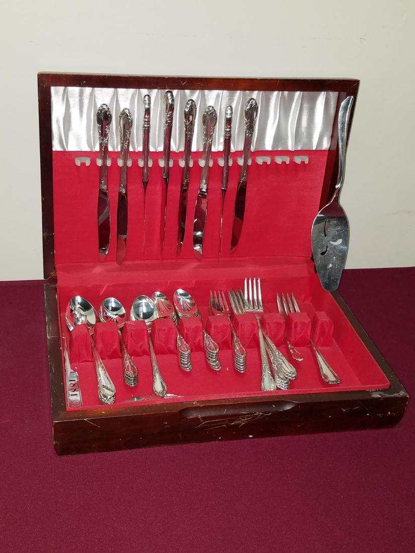 57 Pcs Rodgers Silverplate Flatware (1 of 2)