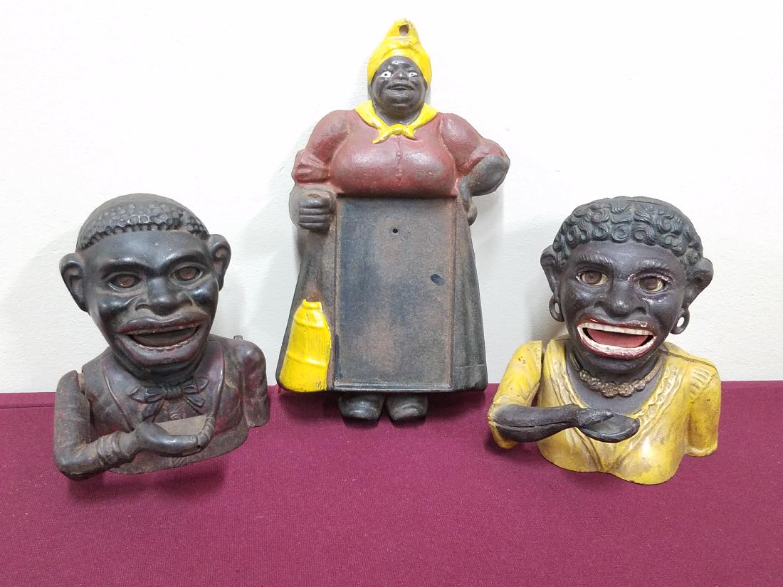 3 Pcs Cast Black Americana (1 of 3)