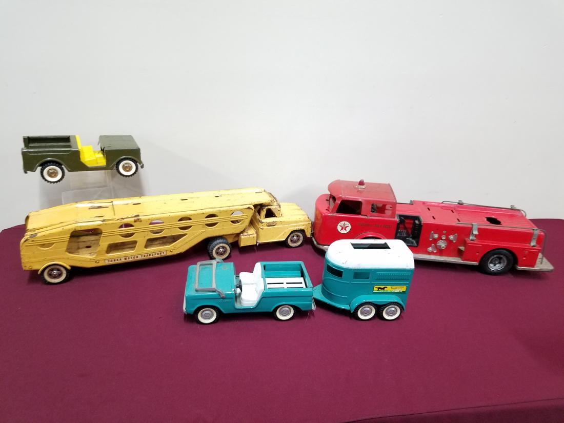 4 Vintage Toy Trucks incl. Tonka (1 of 4)