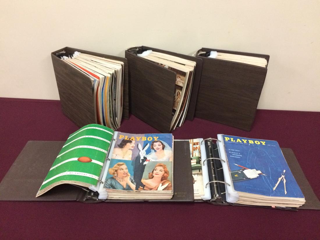 1959-1963 Playboy Magazines: 54 issues.