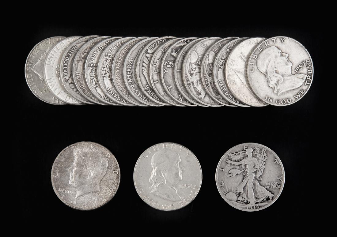20 Silver Half Dollars (1 of 1)