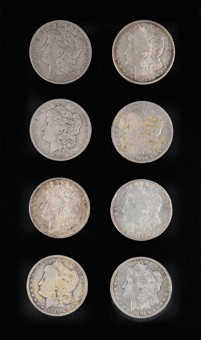 8 Morgan Silver Dollars (1 of 2)
