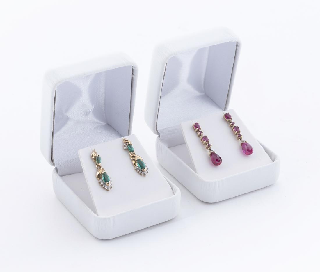 2 Pairs 14k Earrings (1 of 3)