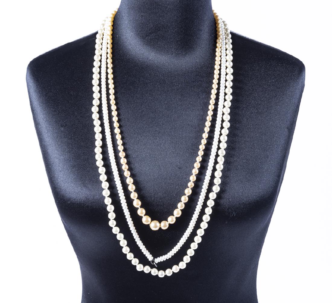 3 Pearl Necklaces (1 of 2)