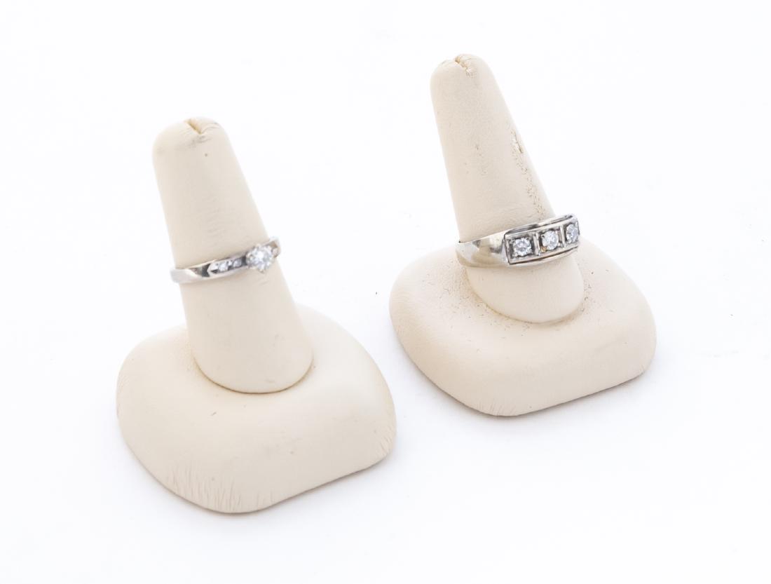 2 14k Diamond Rings (1 of 2)