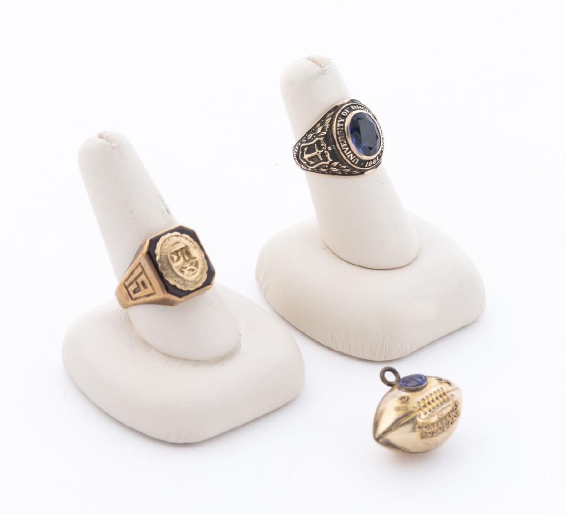 2 Class Rings and 1 Football Charm (1 of 2)