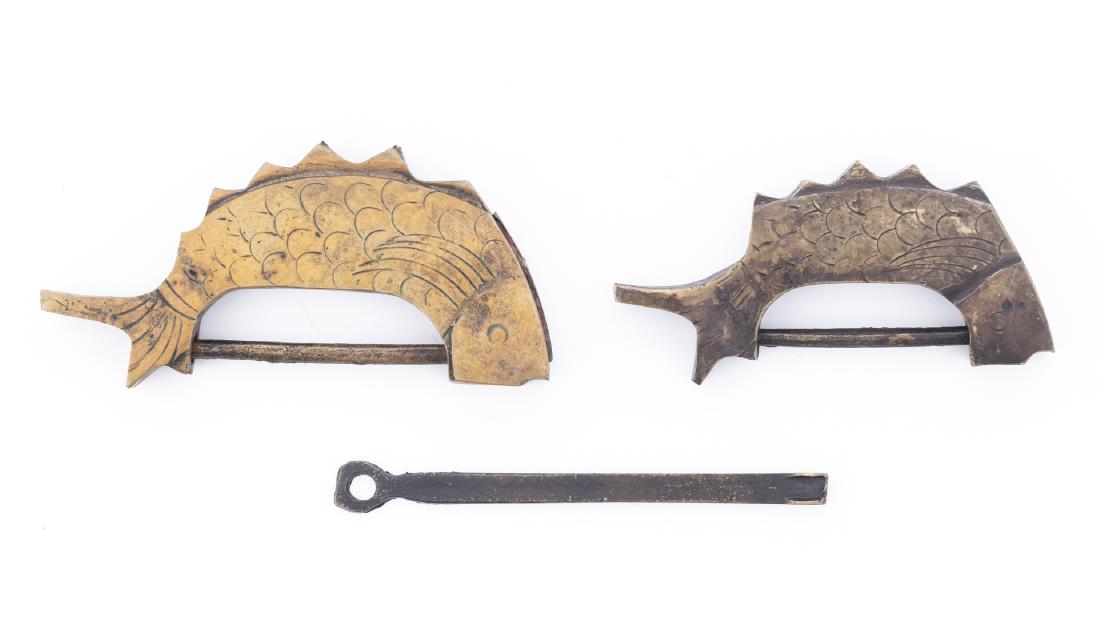 2 Antique Chinese Locks (1 of 3)