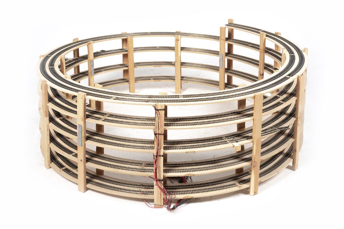 HO Scale Model Railroad 4 Level Helix Layout Jun 29, 2019 Cordier