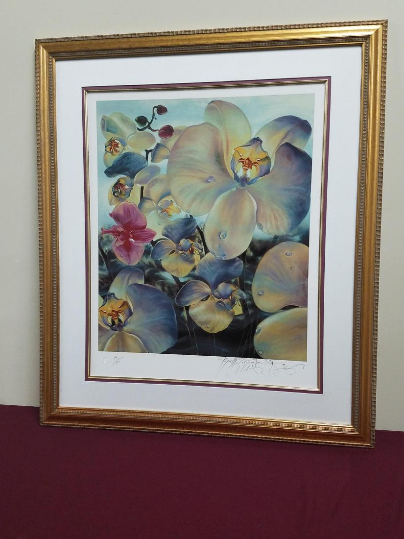 Brett-Livingstone Strong "Orchids" Serigraph (1 of 3)