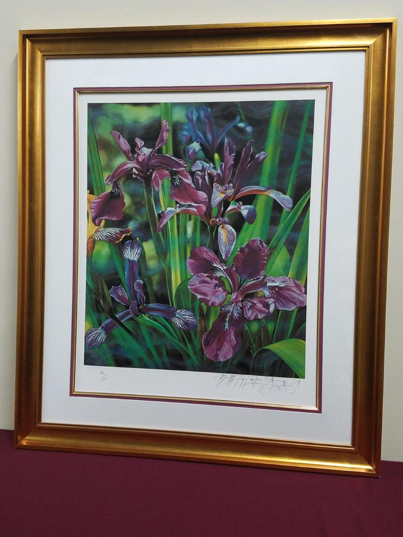 Brett-Livingstone Strong "Irises" Serigraph (1 of 3)