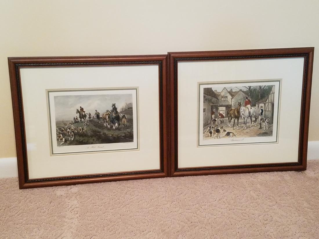Pair of G. Wright Hunt Prints (1 of 4)
