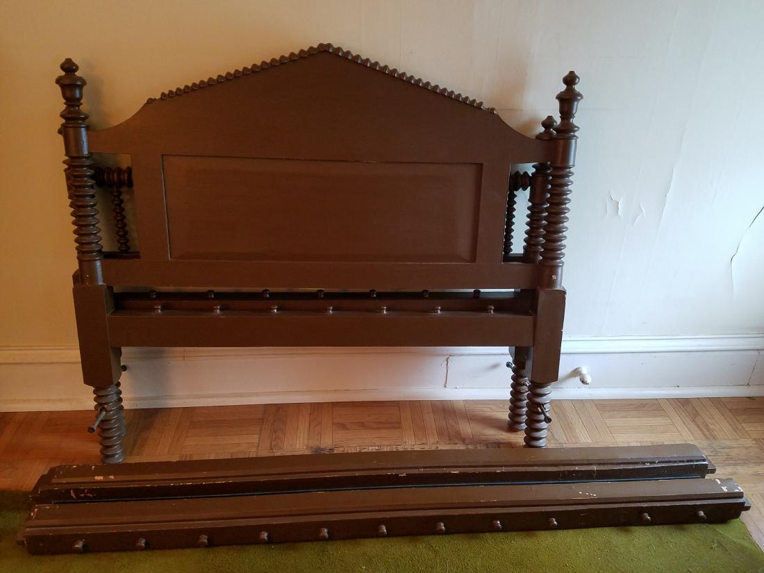 Rope Bed: 52" wide X 80" deep X 45" high