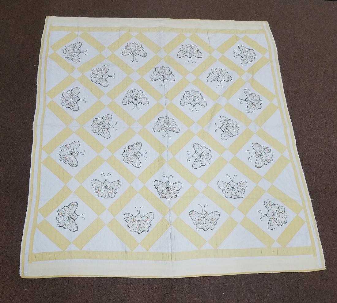 Vintage Butterfly Quilt (1 of 1)