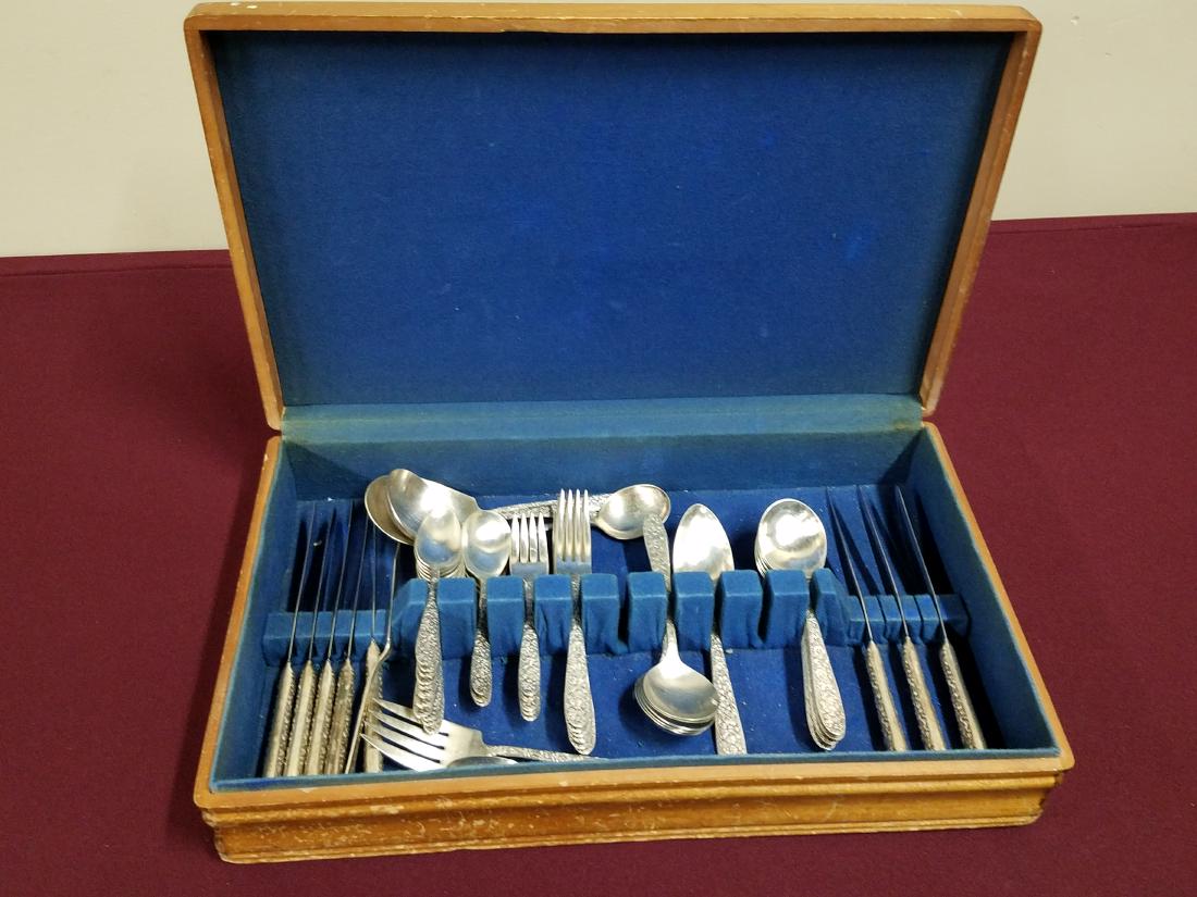 59 Pcs Silverplate Flatware (1 of 2)