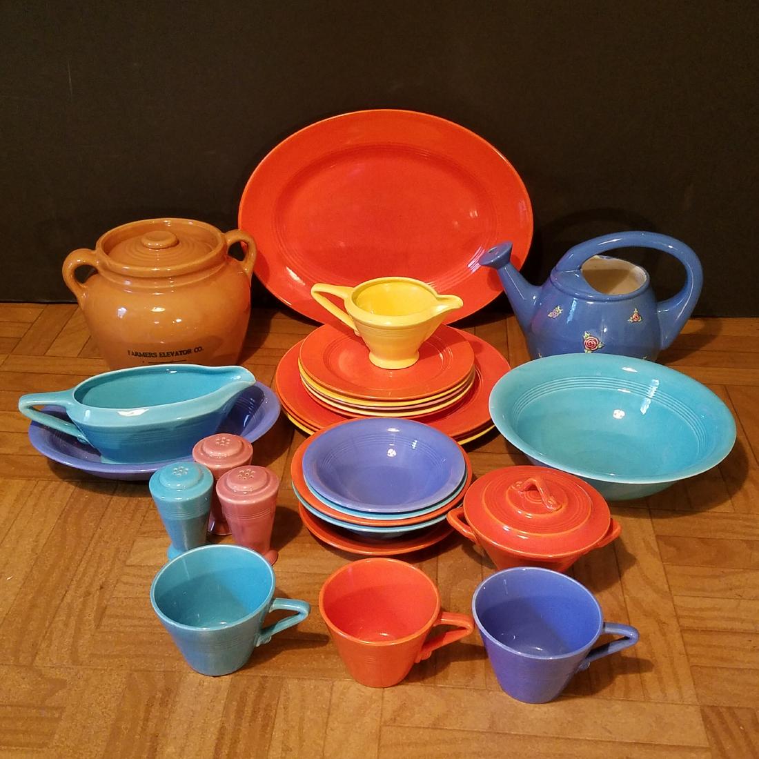 1950's Dish Set, Bean Pot & Watering Can (1 of 3)