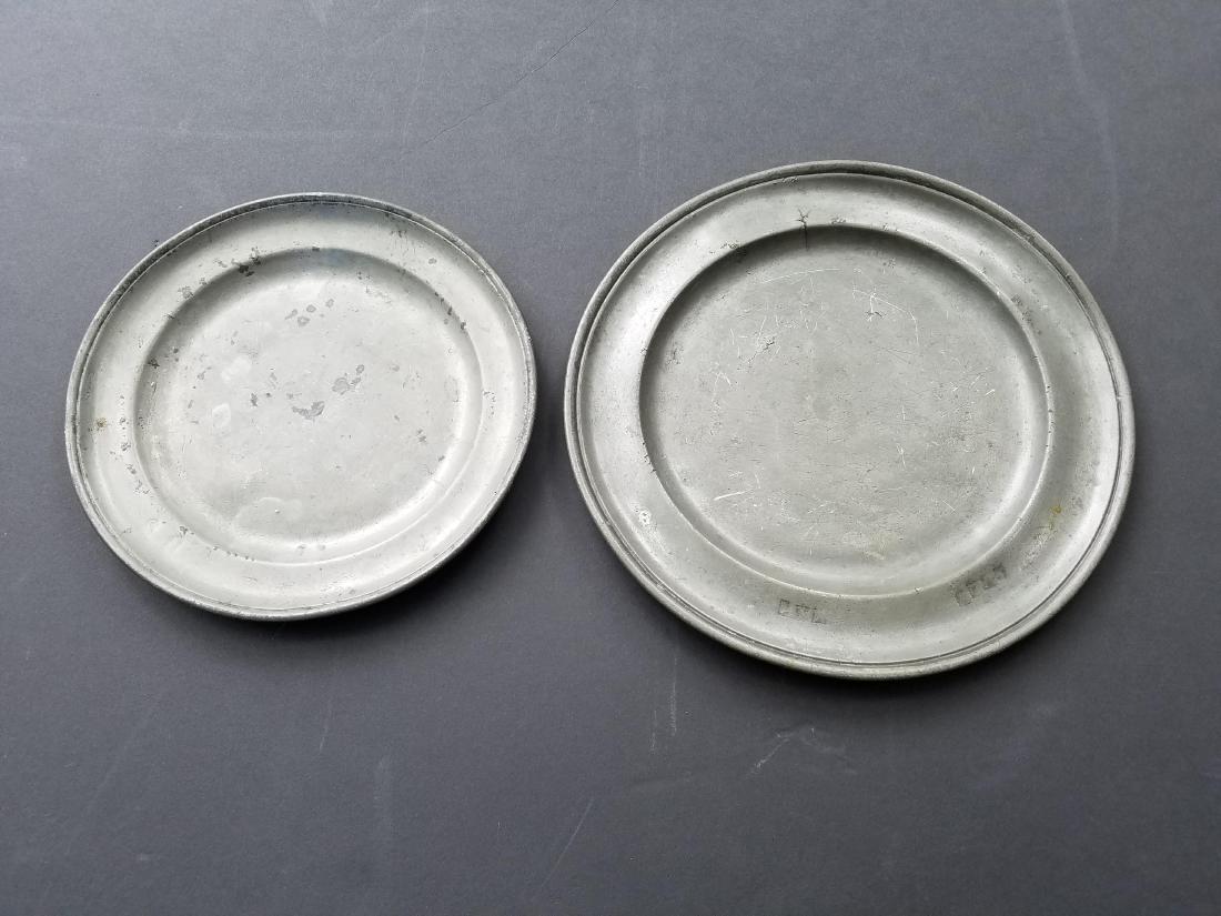2 Pewter Plates (1 of 1)