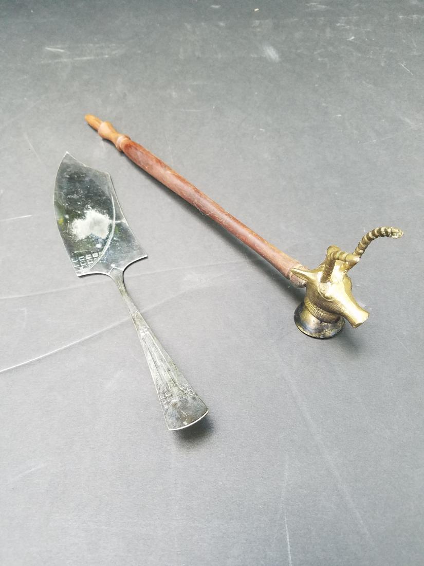Arts & Crafts Candle Snuff & Pie Server: Arts & Crafts Candle Snuff & Pie Server