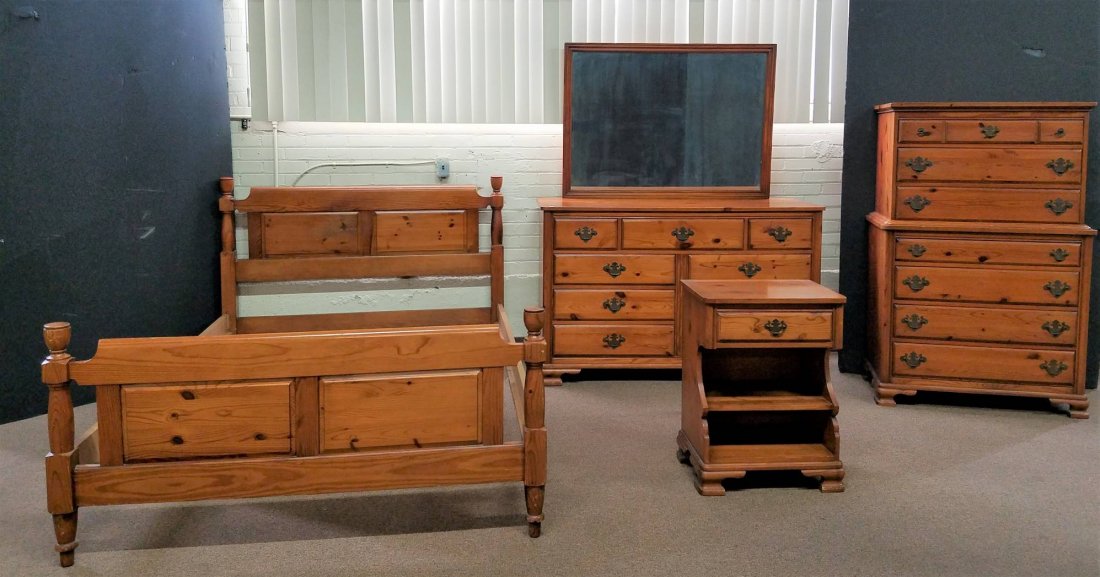 4 Pc Unique Furniture Bedroom Set (1 of 3)