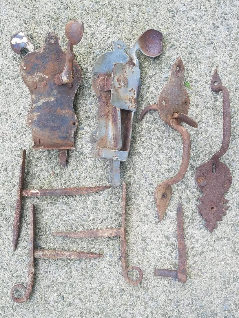 8 Pcs Vintage Hand Wrought Door Hardware (1 of 1)