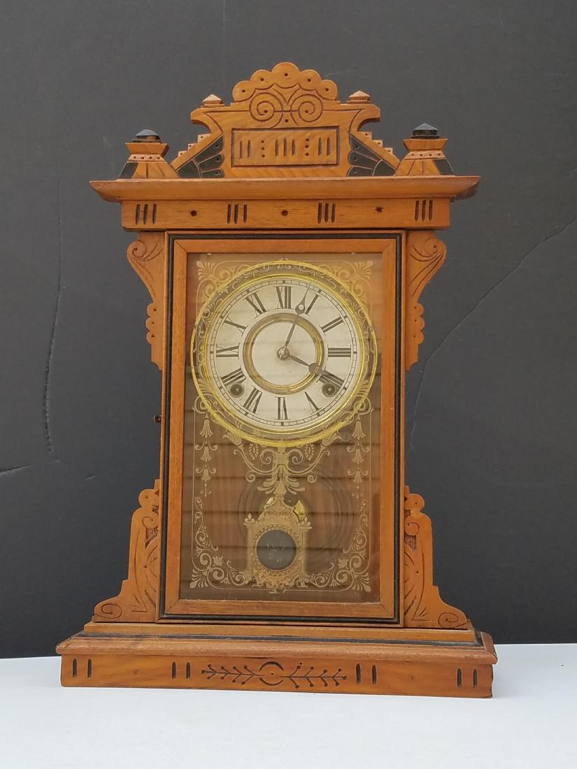 Carved Mantel Clock (1 of 2)