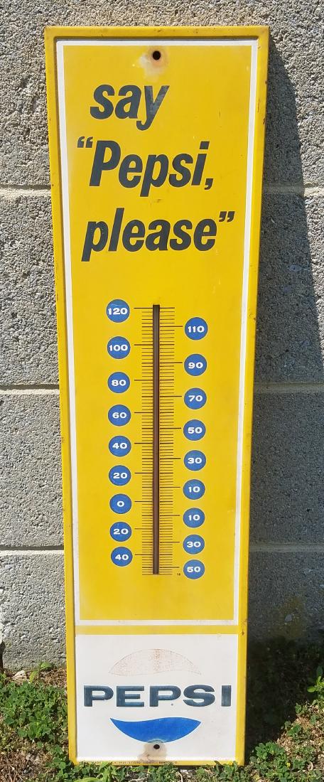 Pepsi Advertising Thermometer (1 of 1)