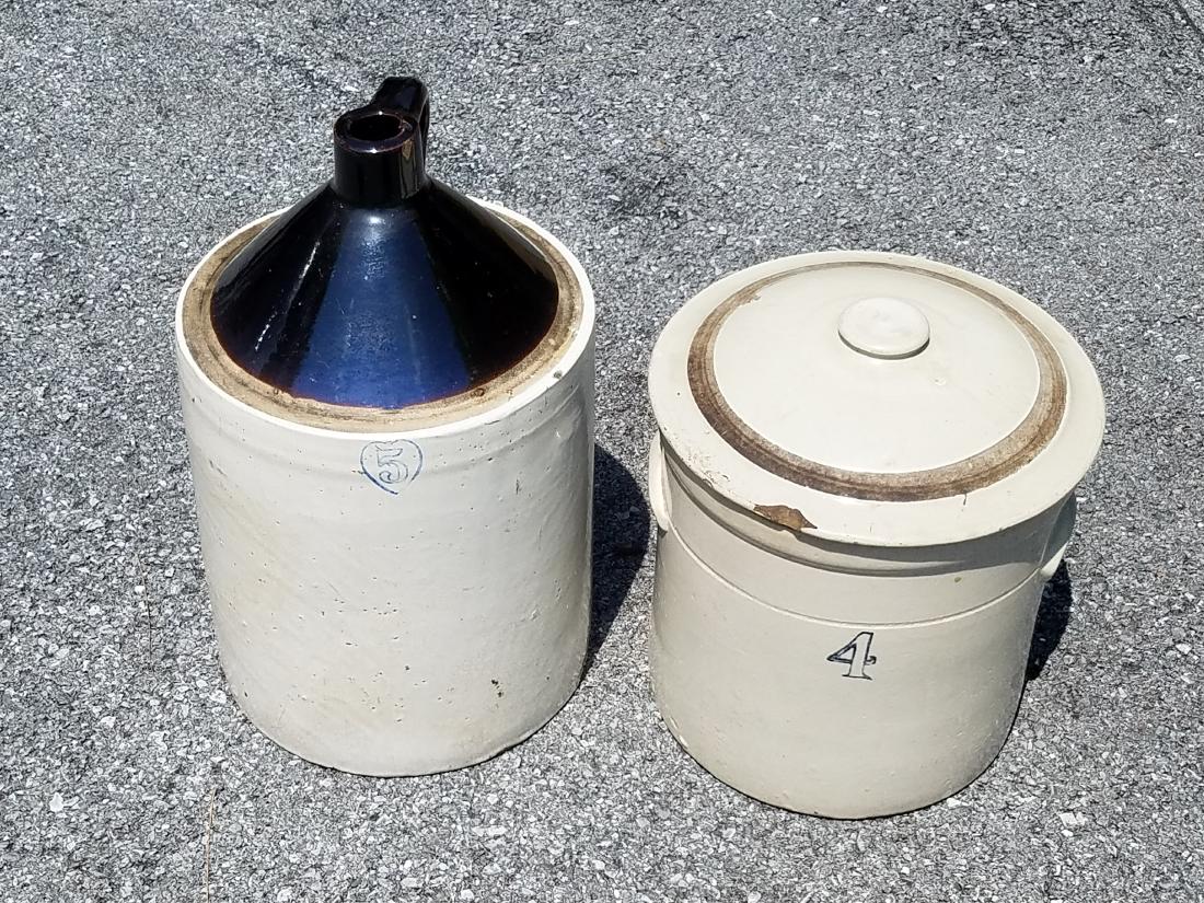5 gal Jug & 4 gal Crock (1 of 1)