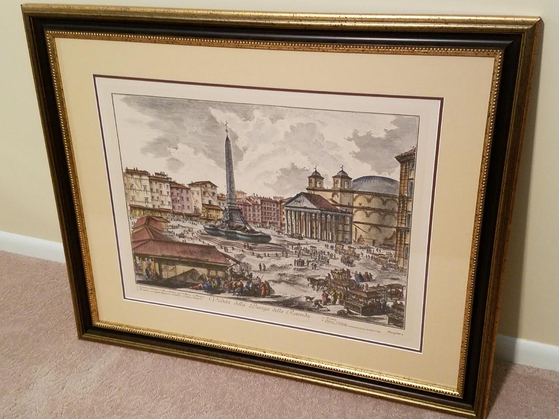 "Veduta della Piazza" Piranesi Print (1 of 4)