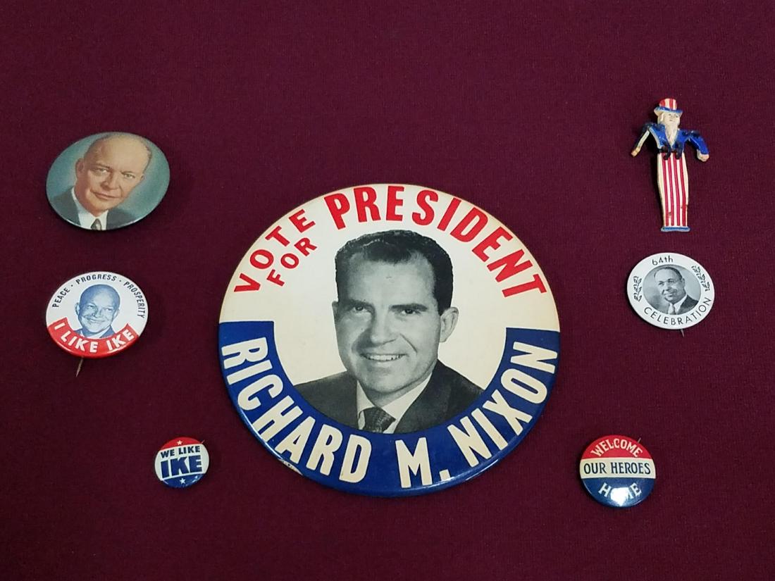7 Political Pins (1 of 2)