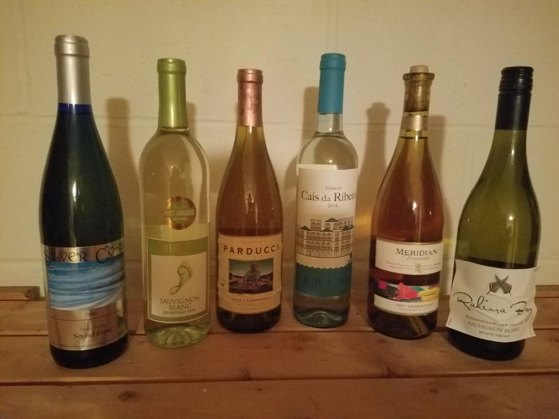 6 Bottles Estate White Wine: Includes chardonnay, sauvignon blanc and sayval blanc. This lot cannot be shipped. Must be picked up at 1500 Paxton St. Harrisburg, PA 17104.