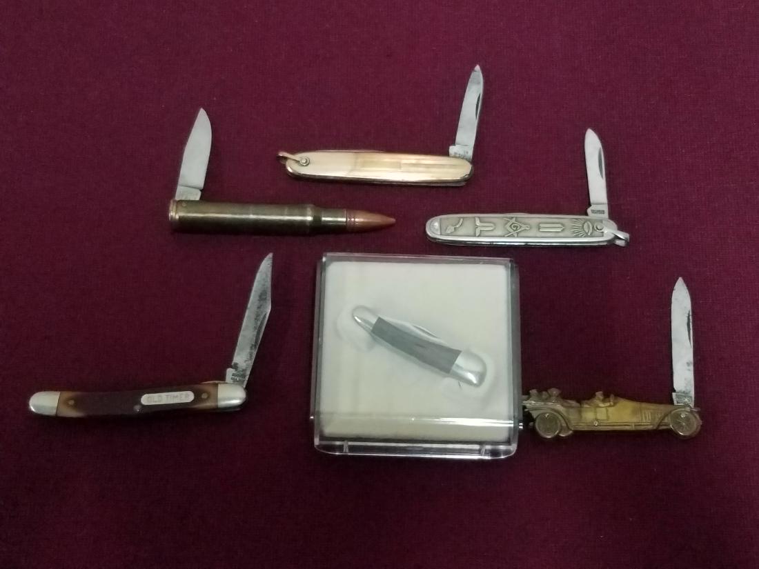 6 Pocket Knives including Schrade (1 of 3)