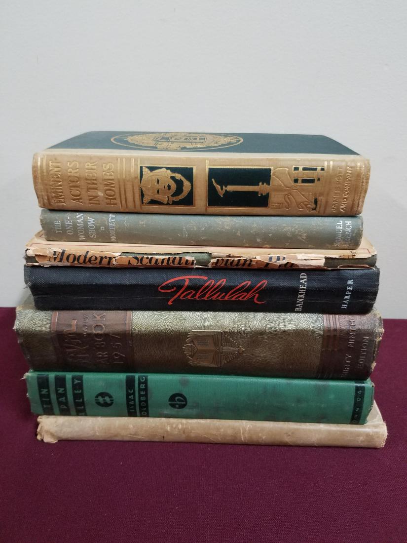 7 Books on Theater, Film, or Actors: Includes Modern Scandinavian Plays, Film Daily Yearbook, ETC.