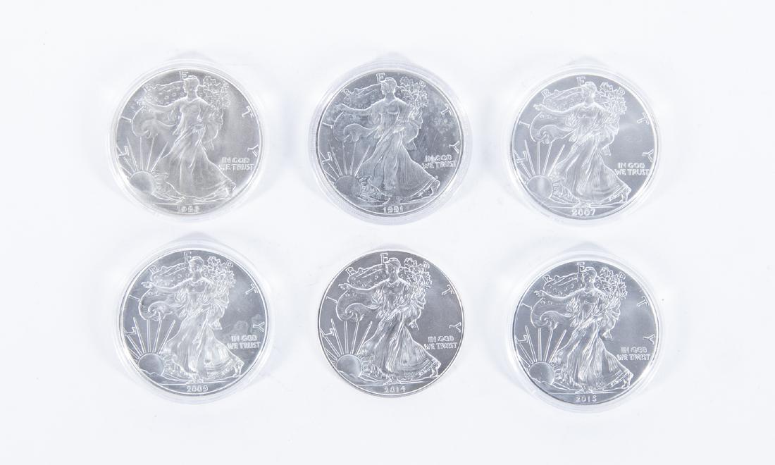 6 .999 1 Oz Silver Rounds (1 of 2)