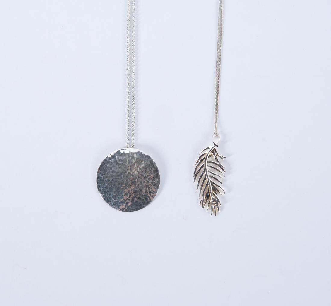 2 Sterling Pendant Necklaces (1 of 5)