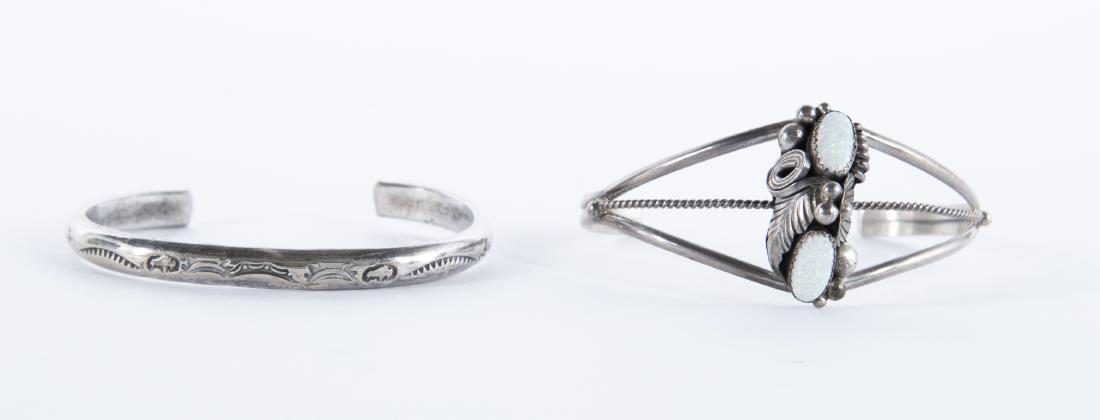 2 Sterling Cuff Bracelets (1 of 4)