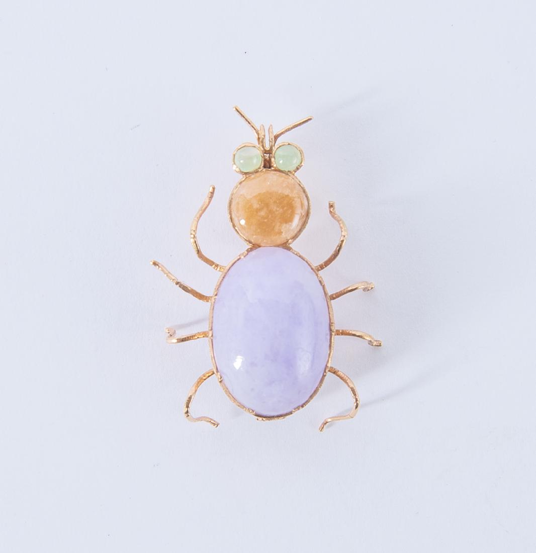 Hardstone 18k Pin (1 of 1)