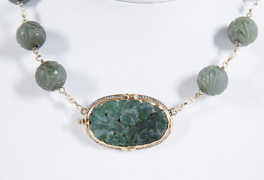 14k Jade Necklace (1 of 3)