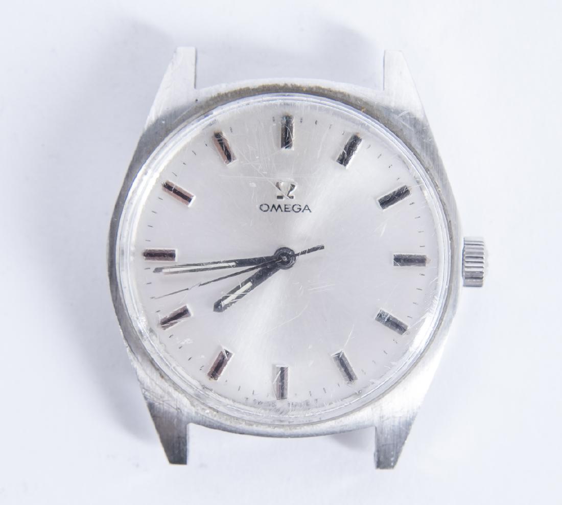 Man's Omega Wrist Watch: Model 601. 1-3/8" x 1-3/4" lug to lug.