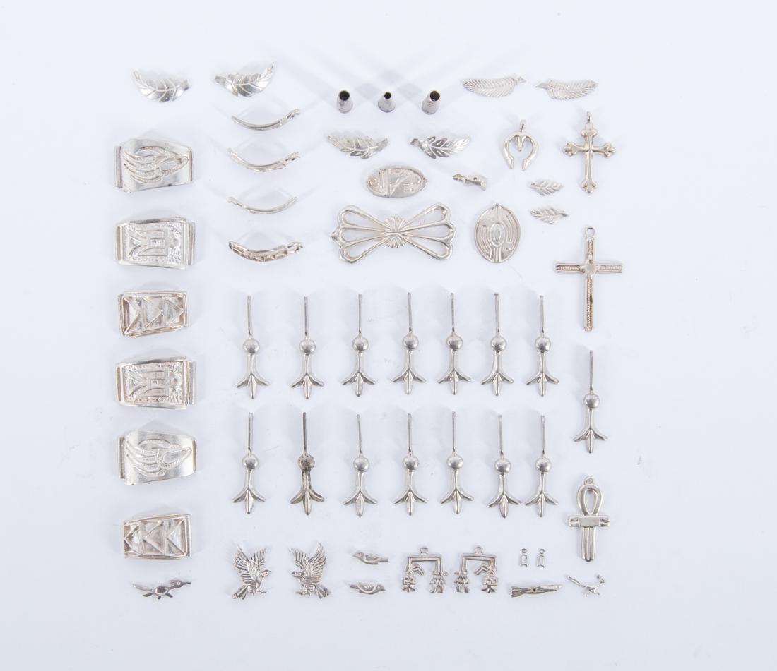 Approx. 53 Pcs Unfinished Silver Jewelry (1 of 1)