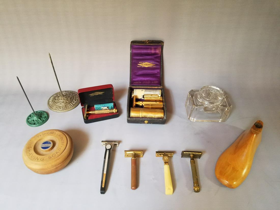 11 Pieces Razors, Ink Well, Receipt Spikes (1 of 4)