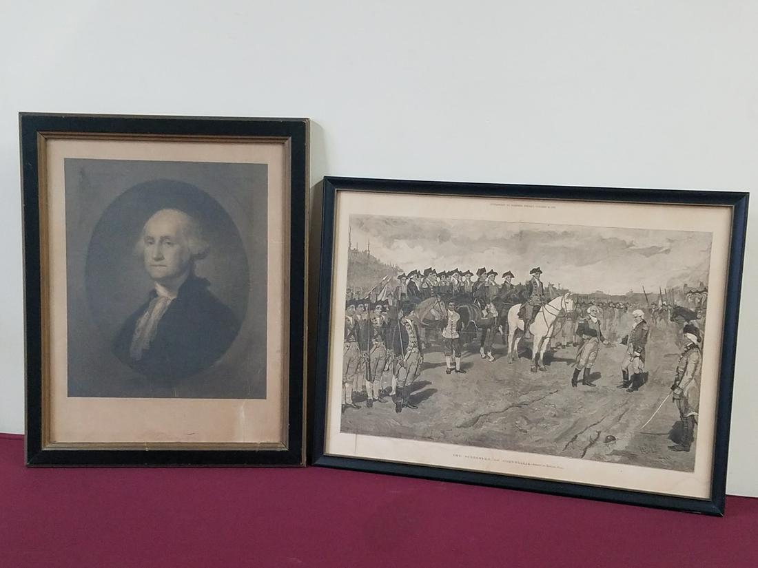 "The Surrender of Cornwallis" and G. Washington (1 of 8)