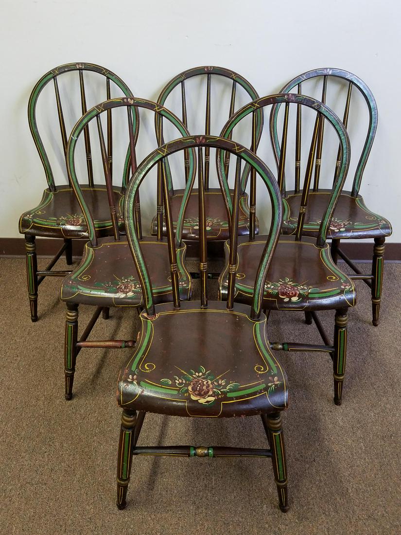 6 Painted Chairs (1 of 1)