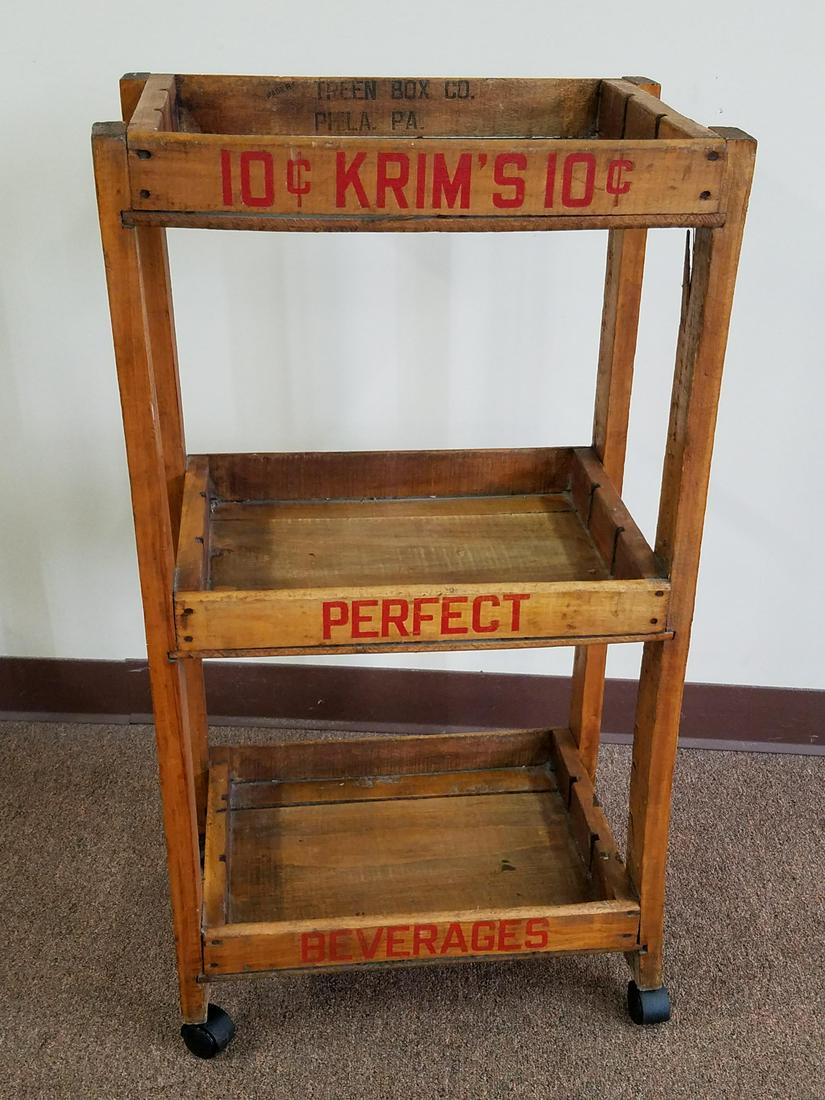 Krim's Perfect Beverage Advertising Cart (1 of 4)