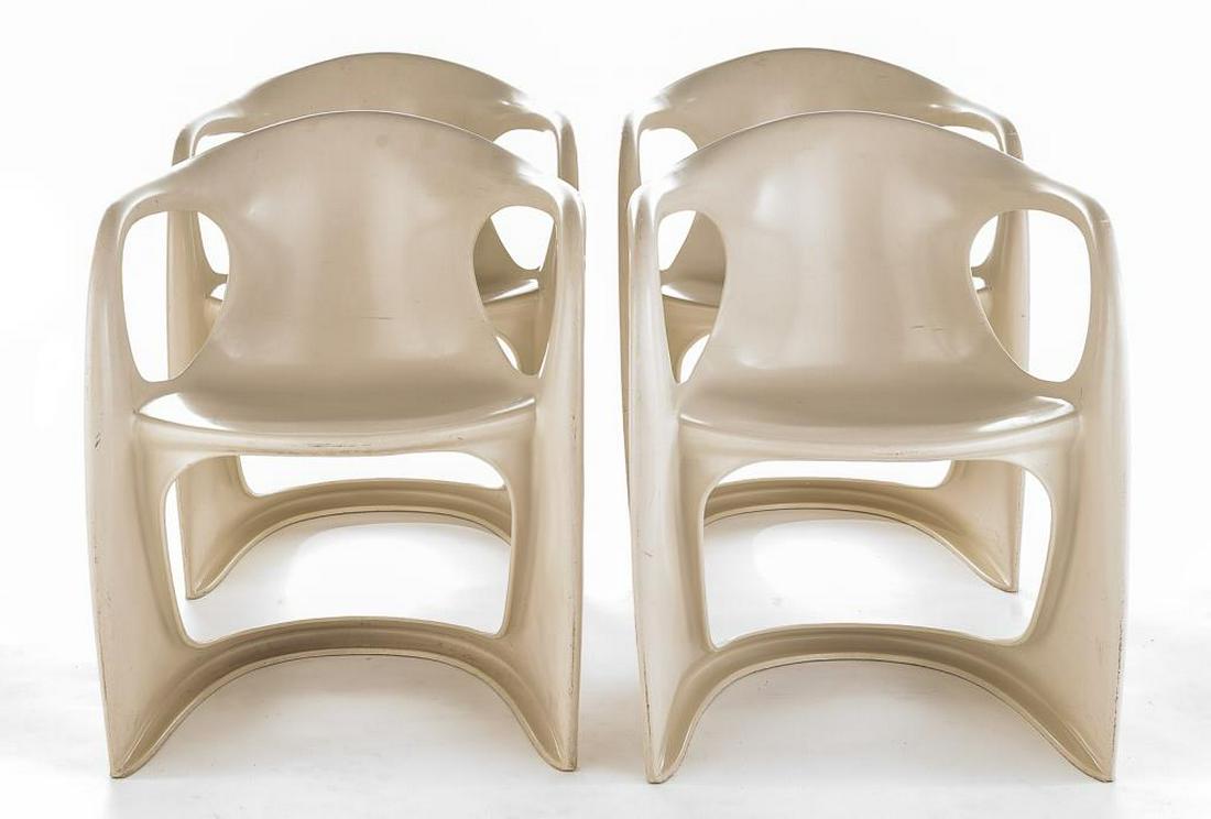 4 Alexander Begge Casalino Fiberglass Chairs (1 of 4)