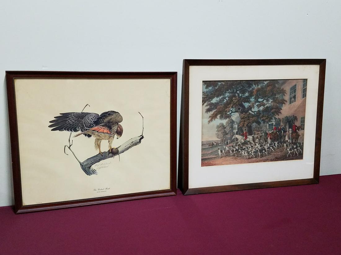 Hunt and Redtail Hawk Print (1 of 6)