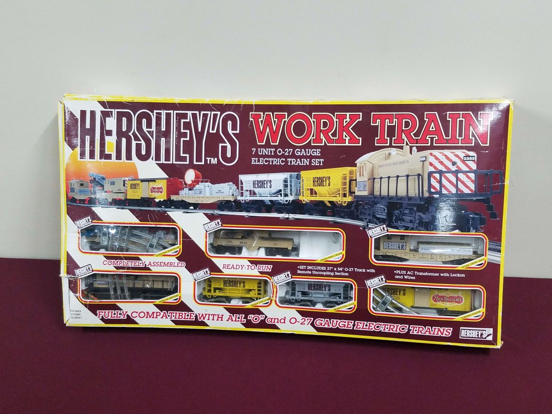 Hershey's Work Train Set: 7 unit O gauge.